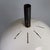 Metal Italian Postmodern Black Metal Floor Lamp with White Metal Lampshade, 1980s For Sale - Image 7 of 14