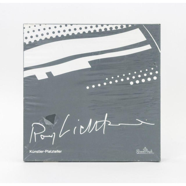 American Roy Lichtenstein Rosenthal Porcelain Service Plate For Sale - Image 3 of 5