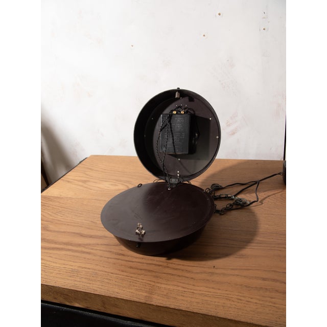 Double-Sided Station Clock from Gents of Leicester, England, 1940s For Sale - Image 9 of 16