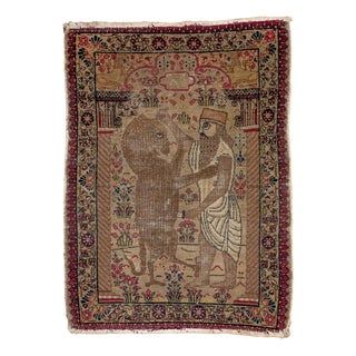 Antique 18th Century Kerman Rug For Sale