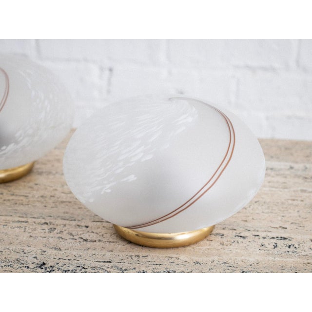 1980s Vetri Murano "Swirl" Table Lamps, Italy 1980s, a Pair For Sale - Image 5 of 9