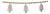 Wood Beaded Wool Tree Garland (Set of 2) For Sale