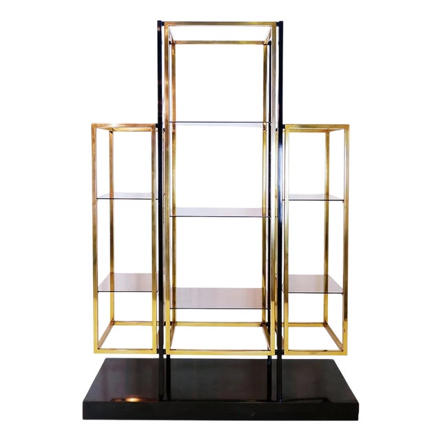 Vintage French Bookcase, 1970s For Sale