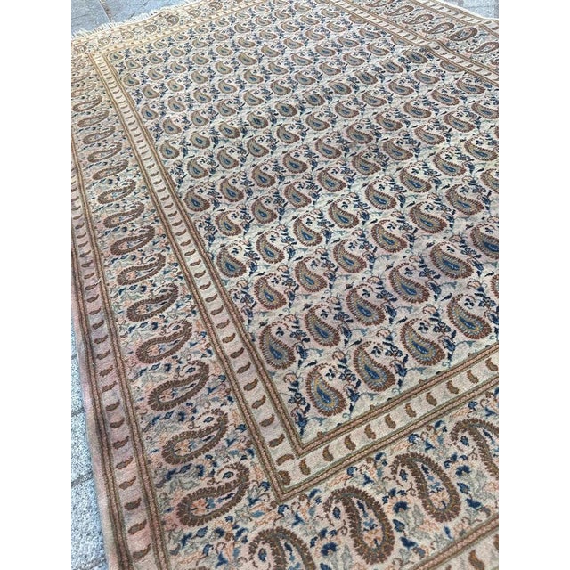 Mid-Century Fine Kashan Rug, 1960s For Sale - Image 4 of 18