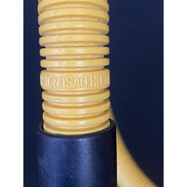 Vintage Pop Yellow Hebi Lamp by Isao Hosoe for Valenti, 1970s For Sale - Image 6 of 18