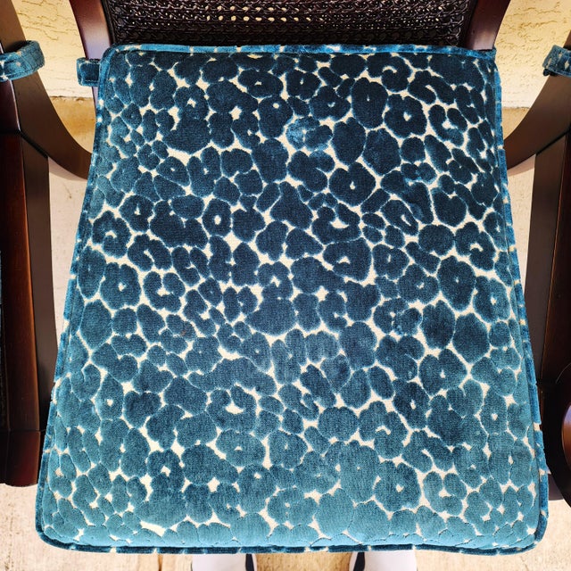 Stanley British Colonial Dining Chairs American Craftsman Collection Set of 6 For Sale - Image 10 of 18