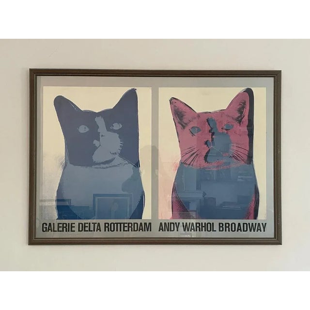 Andy Warhol, Broadway Galerie Delta Rotterdam Exhibition Poster, 1984, Screenprint, Framed For Sale - Image 12 of 12