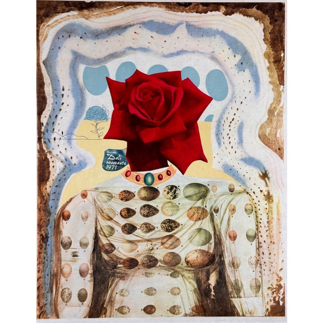 ARTIST: Salvador Dali TITLE: Memories of Surrealism Surrealist Flower Girl MEDIUM: Etching on Japon Paper SIGNED: Hand...