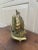 An unusual and beautifully detailed mid-20th century German brass sailing ship nightlight that effortlessly bridges...