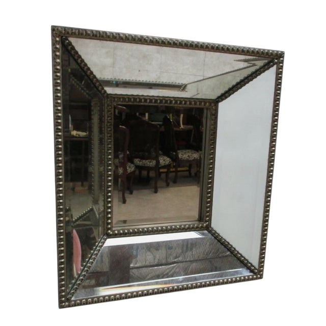 1990s John Richard Venetian Window Box Hanging Wall Mirror For Sale - Image 5 of 8