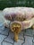 Late 20th Century Late 20thC Louis XVI Pink Damask Gilt Beech Bench For Sale - Image 5 of 8