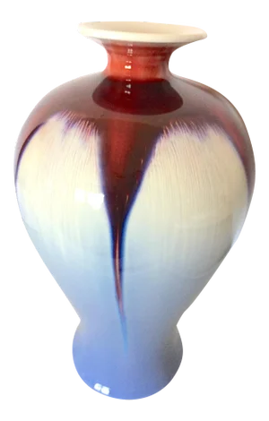 Late 20th Century Chinese Meiping Ceramic Vase