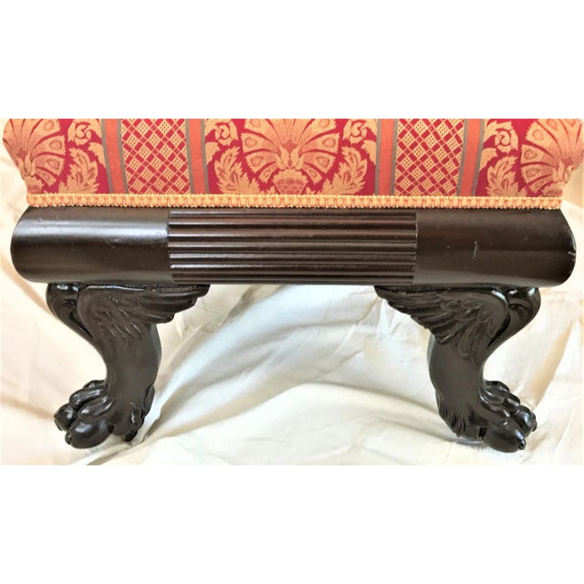 1800s Napoleon III French Empire Slipper Chair For Sale - Image 11 of 11