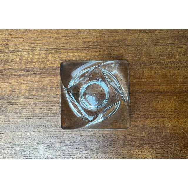 Vintage Tornado Series Crystal Glass Candleholder by Jan Johanssen for Orrefors, Sweden For Sale - Image 8 of 18