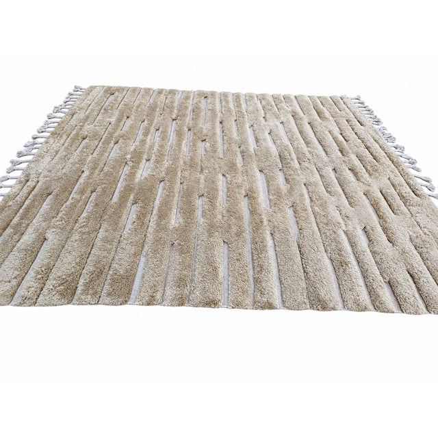 Rh Morro Wool Rug – 9' X 12' Wheat | Hand-Knotted New Zealand Wool For Sale - Image 13 of 18