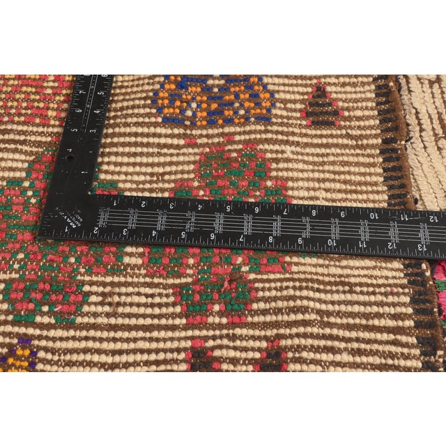 Textile Vintage Boujad Moroccan Rug, 03'08 X 06'00 For Sale - Image 7 of 10