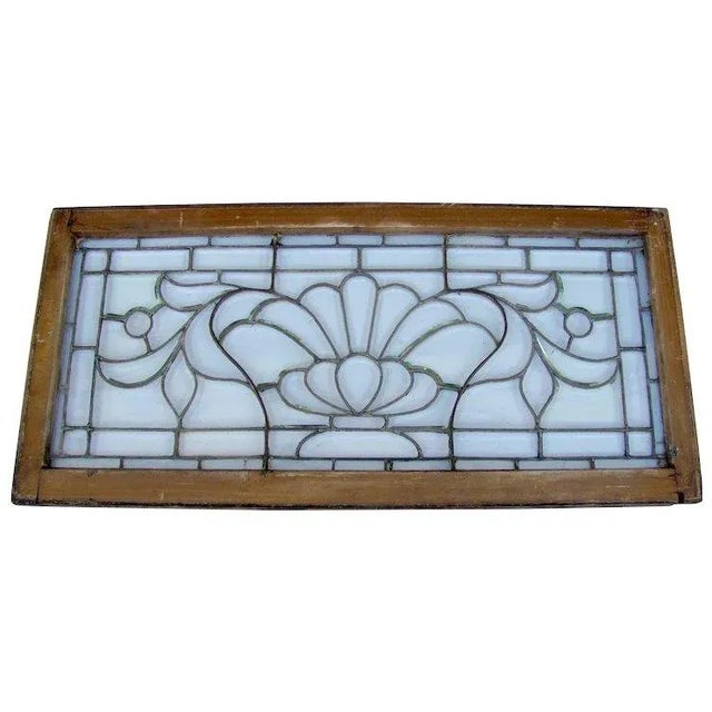 Glass Victorian Beveled Glass Window For Sale - Image 7 of 7