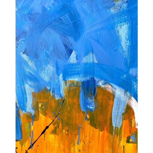 An original abstract acrylic on canvas painting by contemporary Abstract Expressionist artist Robbie Kemper (Cincinnati;...