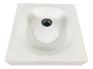 1970s White Flush Mount or Wall Lamp by Klaus Hempel for Kaiser Leuchten