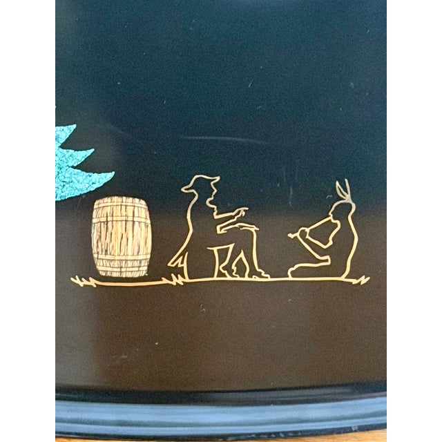 Rare Dartmouth College Mid-Century Custom Couroc Tray For Sale - Image 11 of 13