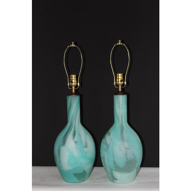 Mid 20th Century Seguso Style Abstract Murano - a Pair For Sale - Image 10 of 10