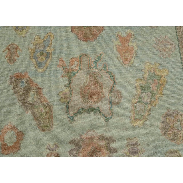 Turkish Oushak Rug 6'2" x 8'7" #18627 For Sale In Houston - Image 6 of 8