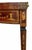 Brown Antique Italian Neoclassical Marquetry Inlaid Round Folding Game Table For Sale - Image 8 of 9