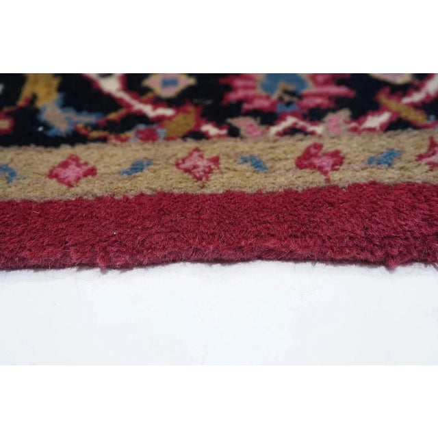 Textile Indian Kashan Rug 3'0" X 4'7'' For Sale - Image 7 of 12