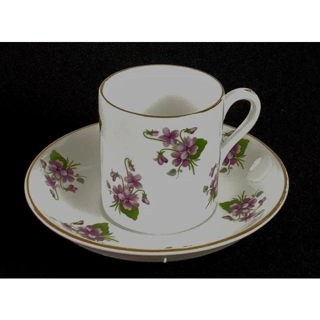 Early 20th Century Early 20th Century Royal Grafton Demitasse Cup and Saucer For Sale - Image 5 of 5