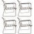Set of Four Wrought Iron and Plastic Strap Garden Patio Chairs For Sale - Image 11 of 11