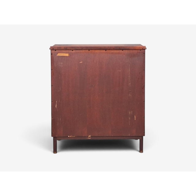 John Widdicomb, American Modern, Gentleman's Chest, Walnut, Brass, Usa, 1960s For Sale - Image 13 of 14