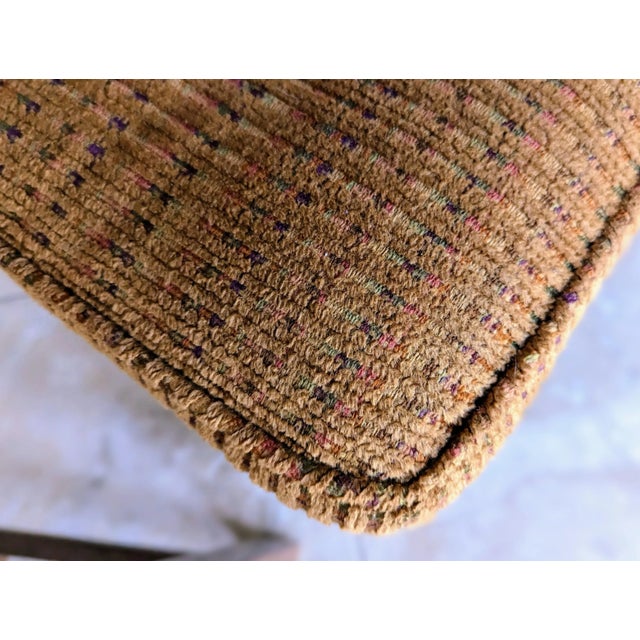 4 Mid-Century Lane Side Chairs With Multi Color Chenille For Sale - Image 10 of 11