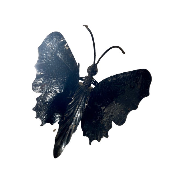 Modernist Butterfly Wall Sconces, 1890s, Set of 2 For Sale - Image 6 of 8