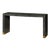 Charcoal Modern Waterfall Console Table For Sale