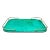 Aldo Tura Green Serving Tray, Lacquered Goatskin, Mid-Century 1950s For Sale