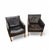 Coppola Lounge Chair with Flexible Backrest by Gerard Van Den Berg, Set of 2 For Sale - Image 4 of 10