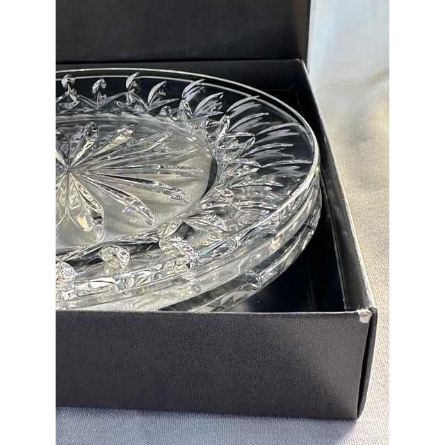 1980s 1980s Waterford Crystal Lismore Accent Salad Plates – 8", Pattern W101663 - Set of 6 For Sale - Image 5 of 9