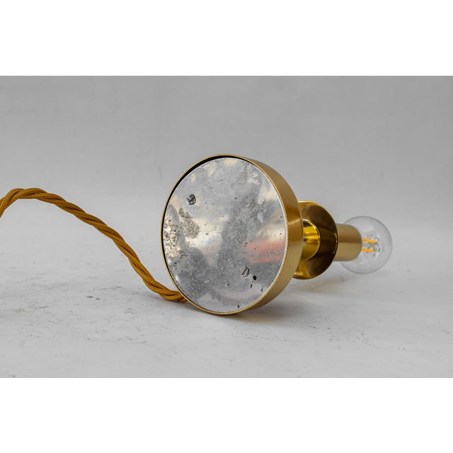 Small Table Lamp with Fabric Shade from Rupert Nikoll, 1950s For Sale - Image 13 of 14