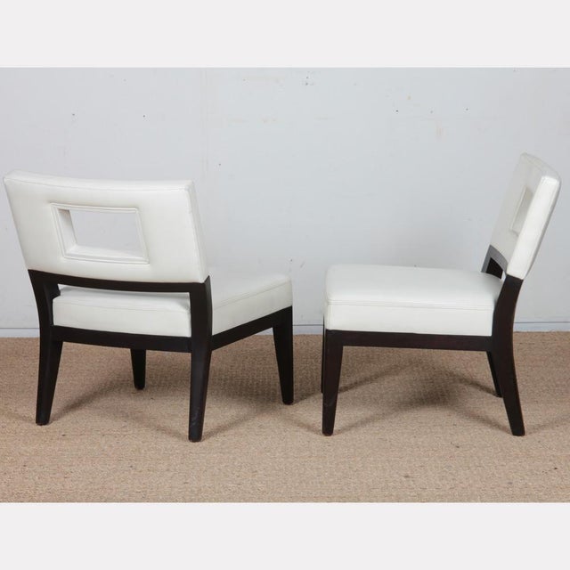1990s Armchairs by Christian Liaigre for Holly Hunt, 1990, Set of 2 For Sale - Image 5 of 9