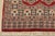 Bokhara Jaldar Rug 3′ X 5’3” Red Wool Tribal Hand-Knotted Oriental Carpet For Sale - Image 9 of 12