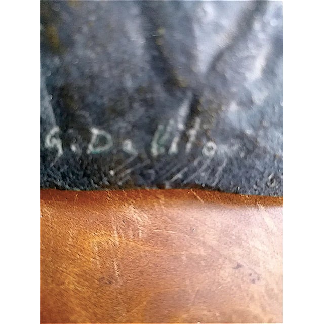 Metal Sculpture of Wrestlers, 1970s, Bronze For Sale - Image 7 of 8