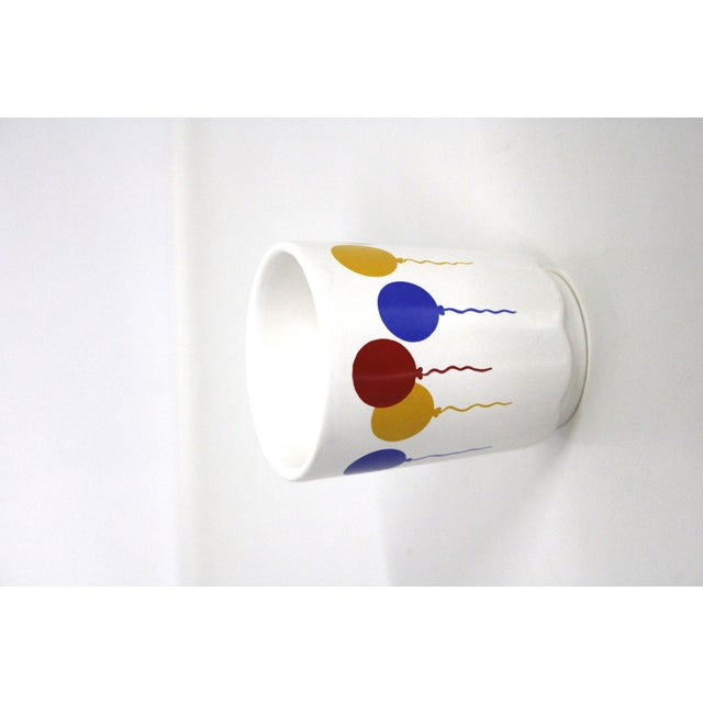 White Balloon Birthday Service from Waechtersbach, 1970s, Set of 8 For Sale - Image 8 of 10