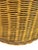 Wood Antique French Provincial Fluted Handmade Wicker Basket For Sale - Image 7 of 12