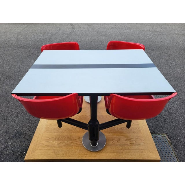 Modus Table and Chairs by Borsani for Tecno, Set of 5 For Sale - Image 10 of 18