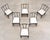 Contemporary Set of Six Michael Taylor Bronzed Bamboo Garden Dining Chairs For Sale - Image 3 of 18