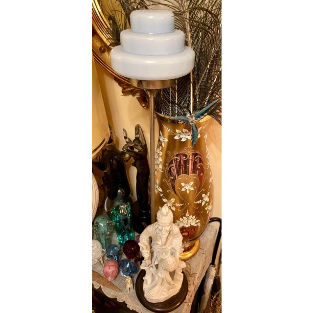 Chinese Fisherman Lamp For Sale - Image 3 of 8