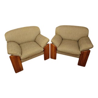 Vintage Sapporo Armchairs by Mario Marenco for Mobilgirgi, 1970s, Set of 2 For Sale