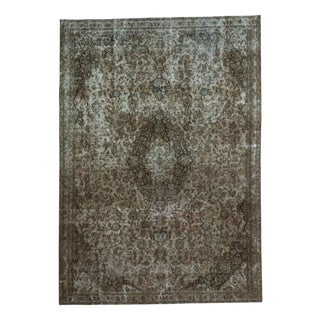 Vintage Middle Eastern Hand-Knotted Rug For Sale