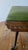 Wood 19th Century Antique Cobblers Stool-Carved-Egg and -Dart Trim, Green Leather and Iron Legs. For Sale - Image 7 of 12