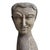 Gray Pair of Vintage Stone Garden Goddess Busts For Sale - Image 8 of 11